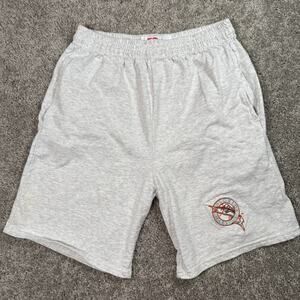 Vintage 90s Florida Marlins Cotton Large Gray Shorts Dodger Made In USA MLB
